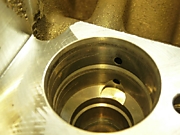 Выработка под уплотнительным кольцом насос-форсунки BXE BKP дизеля